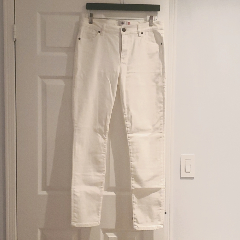 Cabi white jeans high skinny size 10